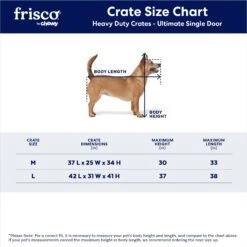 Frisco Ultimate Heavy Duty Steel Metal Single Door Dog Crate -Ultimate Pet Shop 141213 PT2. AC SS1800 V1667229026