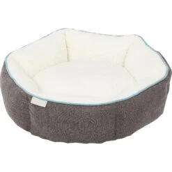 Frisco Sherpa Hexagon Bolster Cat & Dog Bed -Ultimate Pet Shop 144813 PT2. AC SS1800 V1566404009