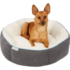 Frisco Sherpa Hexagon Bolster Cat & Dog Bed -Ultimate Pet Shop 144813 PT4. AC SS1800 V1578442740
