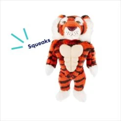 Frisco Tiger Muscle Plush Squeaky Dog Toy -Ultimate Pet Shop 147080 PT2. AC SS1800 V1695670751