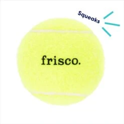 Frisco Fetch Squeaky Tennis Ball Dog Toy -Ultimate Pet Shop 152803 PT2. AC SS1800 V1691776693