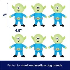 Frisco Flying Saucer & Aliens Hide & Seek Puzzle Plush Squeaky Dog Toy -Ultimate Pet Shop 152812 PT2. AC SS1800 V1691776643