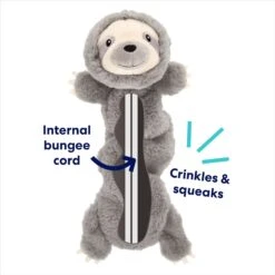 Frisco Sloth Bungee Plush Squeaky Dog Toy -Ultimate Pet Shop 152826 PT2. AC SS1800 V1686579149