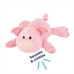 Frisco Corduroy Plush Squeaking Pig Dog Toy 8 Frisco Corduroy Plush Squeaking Pig Dog Toy -Ultimate Pet Shop 152832 PT2. AC SS1800 V1692020044