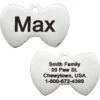 Frisco Stainless Steel Personalized Dog & Cat ID Tag, Bow Tie