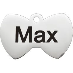 Frisco Stainless Steel Personalized Dog & Cat ID Tag, Bow Tie -Ultimate Pet Shop 152997 PT2. AC SS1800 V1548964668