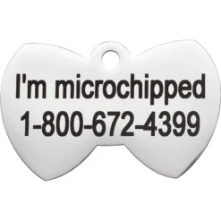 Frisco Stainless Steel Personalized Dog & Cat ID Tag, Bow Tie -Ultimate Pet Shop 152997 PT4. AC SS1800 V1548964681