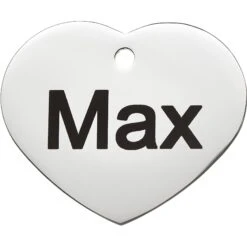 Frisco Personalized Dog & Cat ID Tag, Heart -Ultimate Pet Shop 153006 PT2. AC SS1800 V1548964744