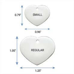 Frisco Personalized Dog & Cat ID Tag, Heart -Ultimate Pet Shop 153006 PT6. AC SS1800 V1541090218