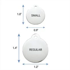 Frisco Personalized Dog & Cat Tag, Round 13 Frisco Personalized Dog & Cat Tag, Round -Ultimate Pet Shop 153015 PT6. AC SS1800 V1541090222