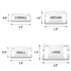 Frisco Stainless Steel Slide-On Personalized Dog & Cat Tag, Open Design -Ultimate Pet Shop 153050 PT6. AC SS1800 V1540560189