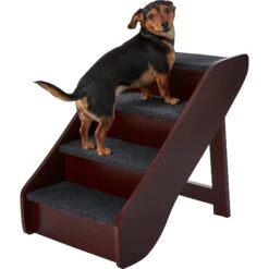 Frisco Deluxe Foldable Wooden Carpeted Cat & Dog Stairs -Ultimate Pet Shop 156781 PT4. AC SS1800 V1569621467