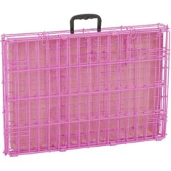 Frisco Fold & Carry Single Door Collapsible Wire Dog Crate, Pink -Ultimate Pet Shop 160806 PT5. AC SS1800 V1561066320