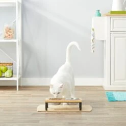 Frisco Wood Elevated Stainless Steel Double Diner Dog & Cat Bowl -Ultimate Pet Shop 161144 PT4. AC SS1800 V1561641433