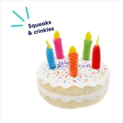 Frisco Birthday Cake Plush Squeaky Dog Toy -Ultimate Pet Shop 162839 PT2. AC SS1800 V1695670718