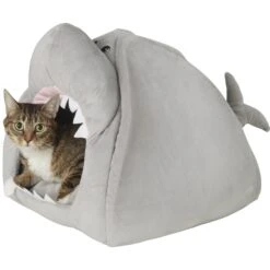 Frisco Novelty Shark Covered Cat & Dog Bed -Ultimate Pet Shop 165339 PT5. AC SS1800 V1578443454