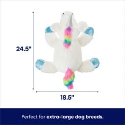 Frisco Unicorn Plush Squeaky Dog Toy -Ultimate Pet Shop 174691 PT1. AC SS1800 V1695670692