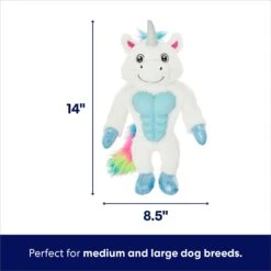 Frisco Unicorn Muscle Plush Squeaky Dog Toy -Ultimate Pet Shop 174717 PT1. AC SS1800 V1695748410