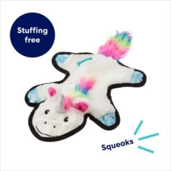 Frisco Unicorn Stuffing-Free Flat Plush Squeaky Dog Toy -Ultimate Pet Shop 174737 PT2. AC SS1800 V1695670697