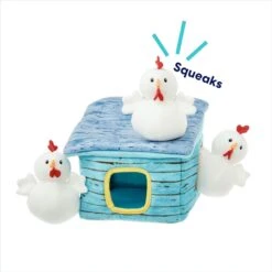 Frisco Chicken Coop Hide & Seek Puzzle Plush Squeaky Dog Toy -Ultimate Pet Shop 174755 PT3. AC SS1800 V1691783971