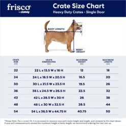 Frisco Heavy Duty Single Door Wire Dog Crate -Ultimate Pet Shop 210677 PT2. AC SS1800 V1667859376