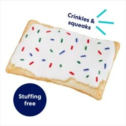 Frisco Frosted Pastry Stuffing-Free Flat Plush Squeaky Dog Toy -Ultimate Pet Shop 213812 PT2. AC SS1800 V1686580151