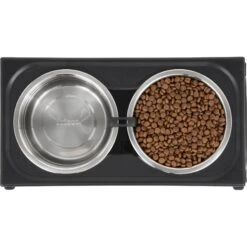 Frisco Stainless Steel Bowls With Adjustable Elevated Holder -Ultimate Pet Shop 216015 PT4. AC SS1800 V1591020390