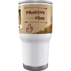 Frisco Double Walled "Pawsitive Vibes" Personalized Tumbler -Ultimate Pet Shop 219776 PT3. AC SS1800 V1594392357