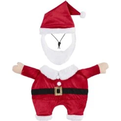 Frisco Front Walking Santa Dog & Cat Costume, 1 Count -Ultimate Pet Shop 228785 PT4. AC SS1800 V1600708691