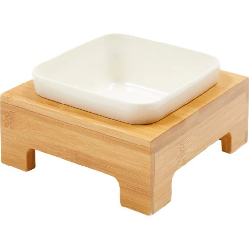 Frisco Square Melamine Dog & Cat Bowl With Bamboo Stand -Ultimate Pet Shop 232072 MAIN. AC SS1800 V1605057737