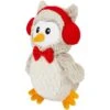 Frisco Holiday Owl Plush Squeaky Dog Toy