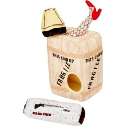 Frisco Holiday Fragile Box Hide & Seek Puzzle Plush Squeaky Dog Toy -Ultimate Pet Shop 233274 PT3. AC SS1800 V1600882257