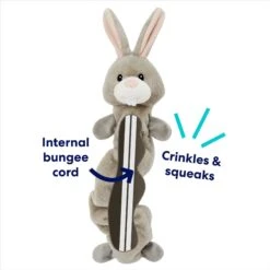 Frisco Bunny Bungee Plush Squeaky Dog Toy -Ultimate Pet Shop 233612 PT2. AC SS1800 V1691784247