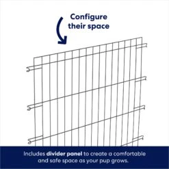 Frisco Heavy Duty Enhanced Lock Double Door Fold & Carry Wire Dog Crate & Mat Kit -Ultimate Pet Shop 233736 PT6. AC SS1800 V1671661487