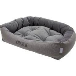 Frisco Rectangular Personalized Bolster Dog Bed W/Removable Cover -Ultimate Pet Shop 234946 PT2. AC SS1800 V1600211767