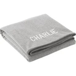 Frisco Faux Linen Personalized Dog & Cat Blanket -Ultimate Pet Shop 234954 PT2. AC SS1800 V1597843555