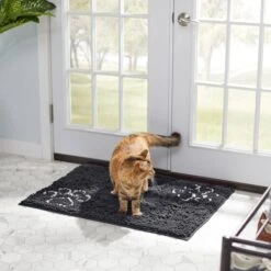 Frisco Microfiber Chenille Paw Print Doormat -Ultimate Pet Shop 235886 PT4. AC SS1800 V1606833847
