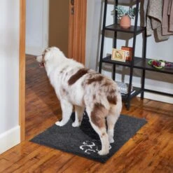 Frisco Microfiber Chenille Paw Print Doormat -Ultimate Pet Shop 235886 PT6. AC SS1800 V1606833157