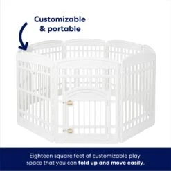 Frisco 8-Panel Plastic Exercise Dog Playpen -Ultimate Pet Shop 239693 PT4. AC SS1800 V1671718761