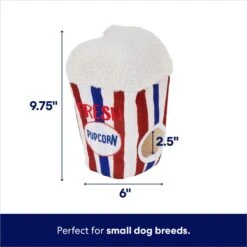 Frisco Zoomies & Chill Popcorn Hide & Seek Puzzle Plush Squeaky Dog Toy -Ultimate Pet Shop 241679 PT1. AC SS1800 V1695748837