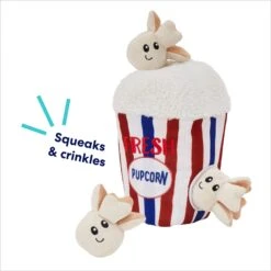 Frisco Zoomies & Chill Popcorn Hide & Seek Puzzle Plush Squeaky Dog Toy -Ultimate Pet Shop 241679 PT3. AC SS1800 V1695748440