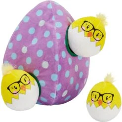 Frisco Spring Easter Egg Hide & Seek Plush Squeaky Dog Toy