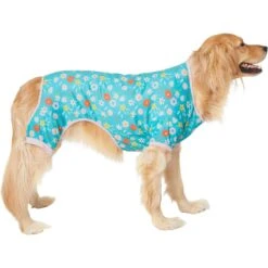 Frisco Teal Floral Dog & Cat Jersey PJs -Ultimate Pet Shop 249132 PT2. AC SS1800 V1637674341