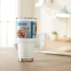 Frisco Double Walled "Dog Mom" Personalized Tumbler, 30-oz Cup -Ultimate Pet Shop 250741 PT4. AC SS1800 V1610772487