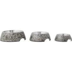 Frisco Black Marble Design Stainless Steel Dog & Cat Bowl -Ultimate Pet Shop 253048 PT6. AC SS1800 V1616526399