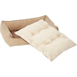 Frisco Faux Felt Flange Edge Bolster Cat & Dog Bed 8 Frisco Faux Felt Flange Edge Bolster Cat & Dog Bed -Ultimate Pet Shop 255166 PT2. AC SS1800 V1616011910