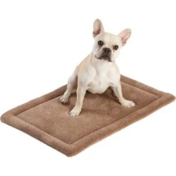 Frisco Heavy Duty Fold & Carry Double Door Collapsible Wire Dog Crate & Frisco Micro Terry Dog Crate Mat -Ultimate Pet Shop 255531 PT4. AC SS1800 V1604149291