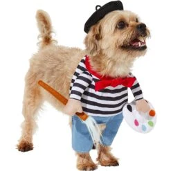 Frisco Front Walking French Artist Dog & Cat Costume 11 Frisco Front Walking French Artist Dog & Cat Costume -Ultimate Pet Shop 260956 PT3. AC SS1800 V1624453662