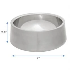 Frisco Insulated Non-Skid Flair Stainless Steel Dog & Cat Bowl -Ultimate Pet Shop 261753 PT1. AC SS1800 V1623937497