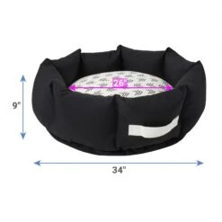 Frisco Indoor/Outdoor Deep Dish Cuddler Bolster Cat & Dog Bed -Ultimate Pet Shop 262150 PT1. AC SS1800 V1619643872